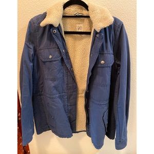Gap Sherpa lined Zip up jacket